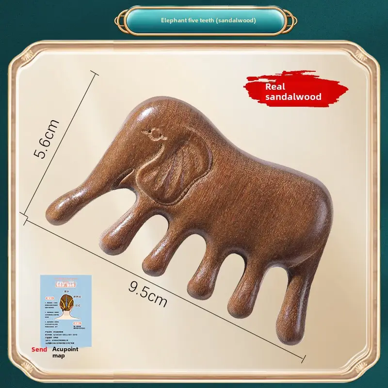 Sandalwood Eye Massager Comb for Eye Week Protection - Image 65