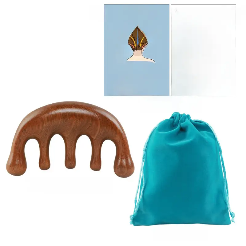 Sandalwood Eye Massager Comb for Eye Week Protection - Image 68