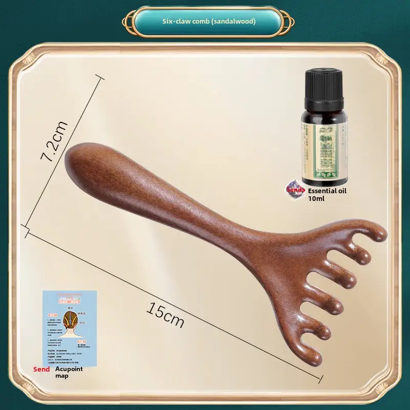 Sandalwood Eye Massager Comb for Eye Week Protection - Image 69