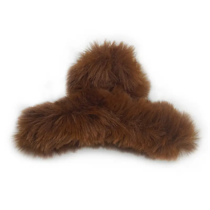 Autumn Winter Plush Hair Grab Clips Extra Large - Image 10