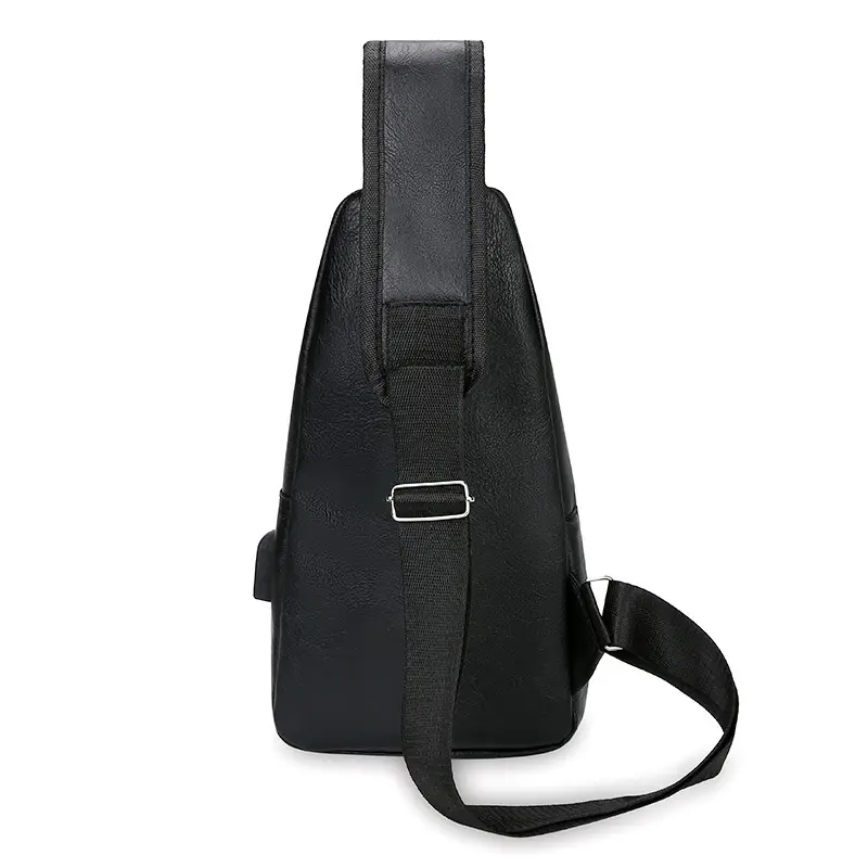 Black Crossbody Bag for Men Winter Casual - Image 6