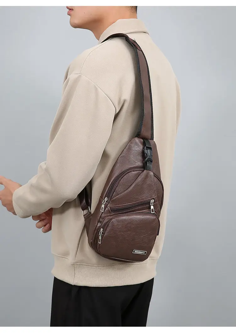 Black Crossbody Bag for Men Winter Casual — feature 15