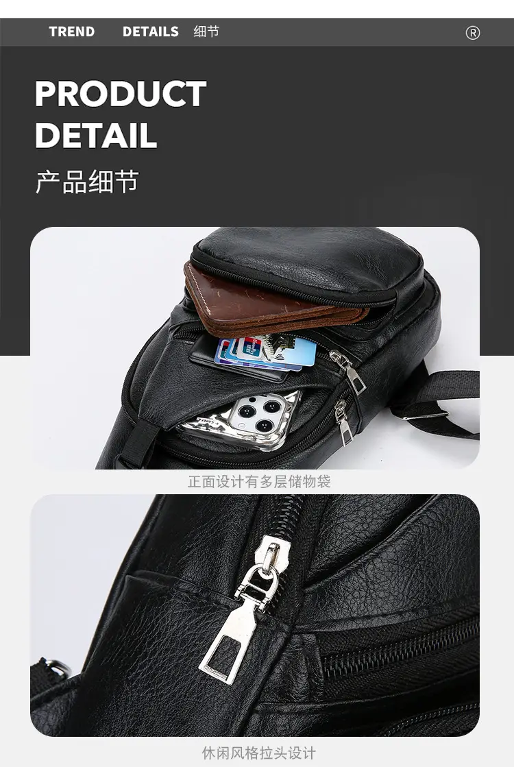 Black Crossbody Bag for Men Winter Casual — feature 18