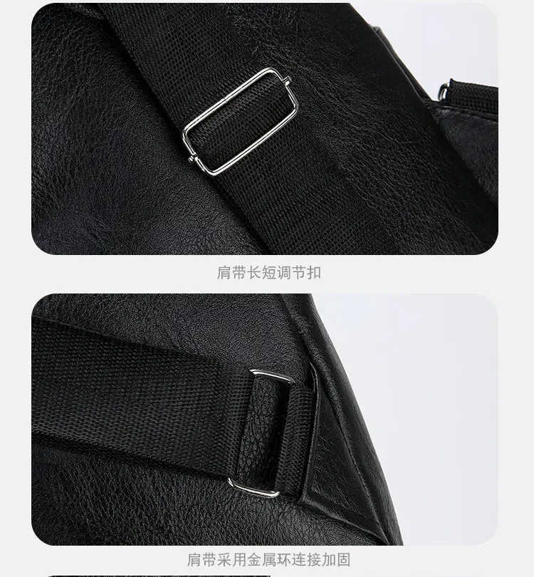 Black Crossbody Bag for Men Winter Casual — feature 19