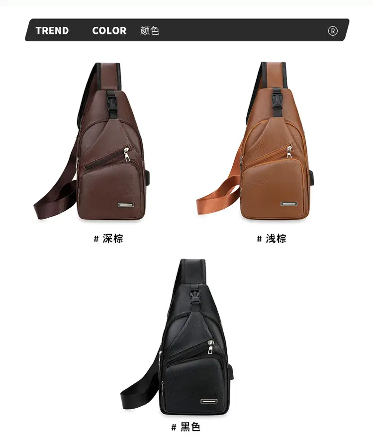 Black Crossbody Bag for Men Winter Casual — feature 4