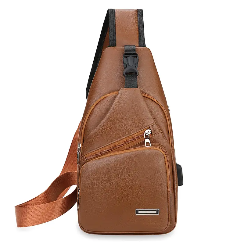 Black Crossbody Bag for Men Winter Casual - Image 2