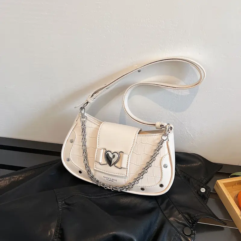 Black Chain Crossbody Bag Women 2025 New - Image 6