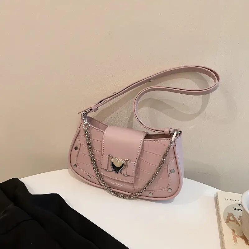 Black Chain Crossbody Bag Women 2025 New - Image 8