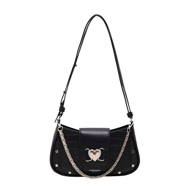 Black Chain Crossbody Bag Women 2025 New - Image 9