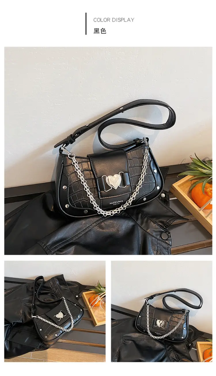 Black Chain Crossbody Bag Women 2025 New — feature 4