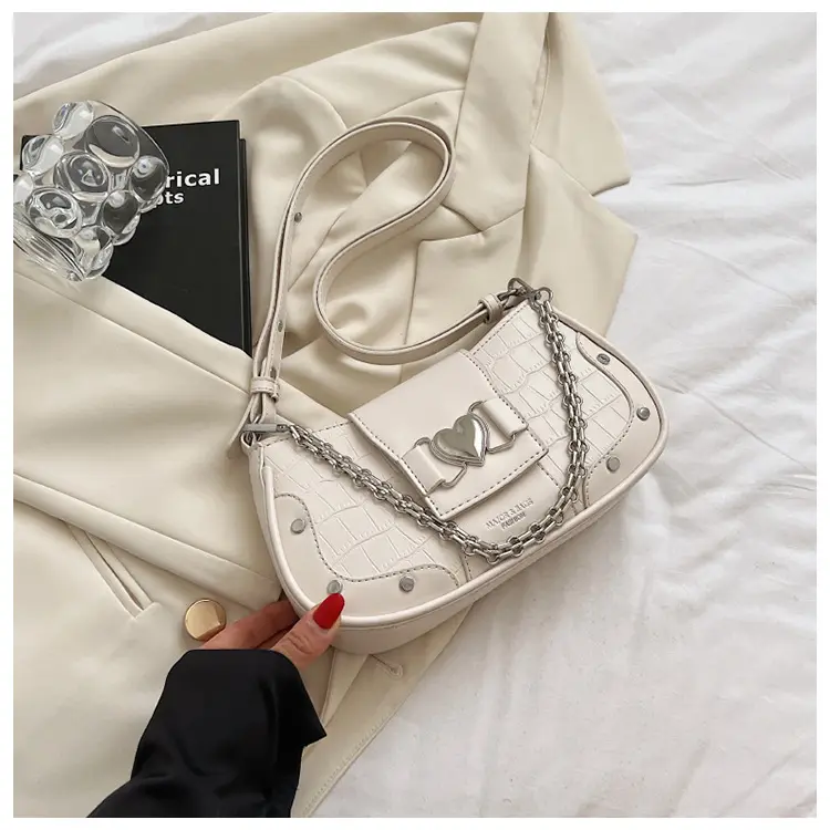 Black Chain Crossbody Bag Women 2025 New - Image 2