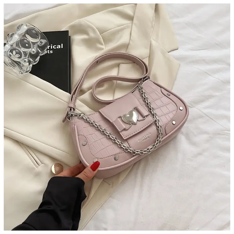 Black Chain Crossbody Bag Women 2025 New - Image 3