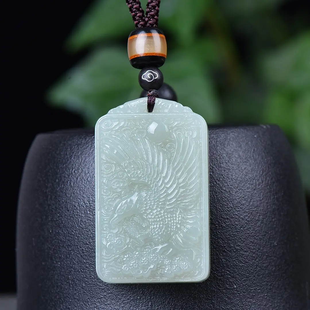 Hetian Jade Pendant "Grand Exhibition" Necklace - Image 3