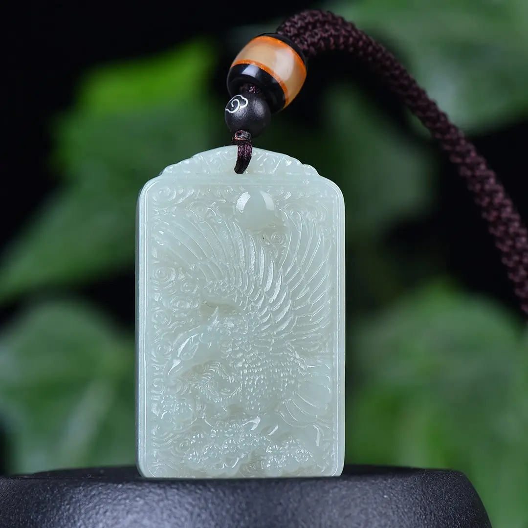 Hetian Jade Pendant "Grand Exhibition" Necklace - Image 5