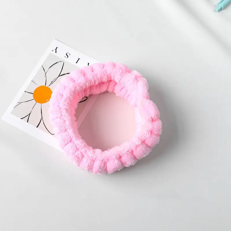 Soft Plush Hair Bands for Face & Wrist Use