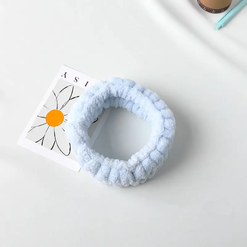 Soft Plush Hair Bands for Face & Wrist Use
