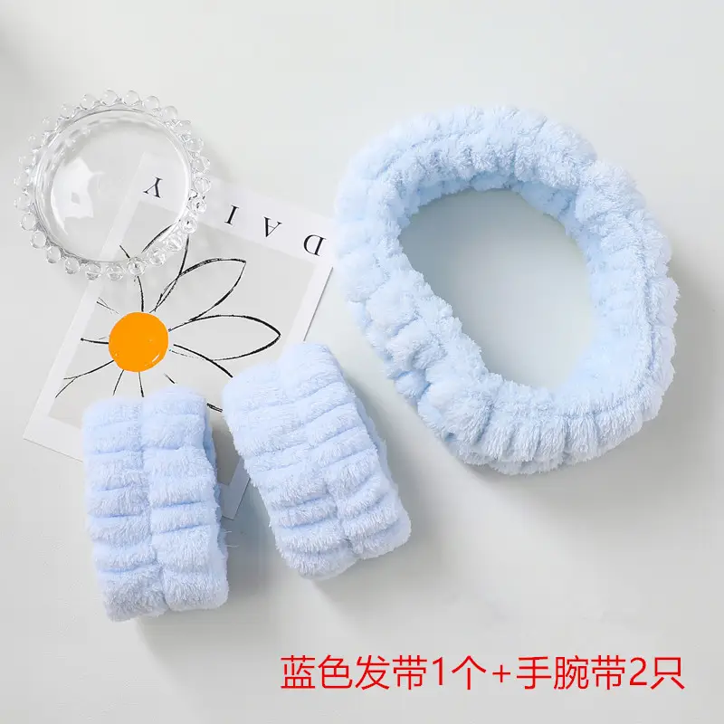 Soft Plush Hair Bands for Face & Wrist Use — feature 11