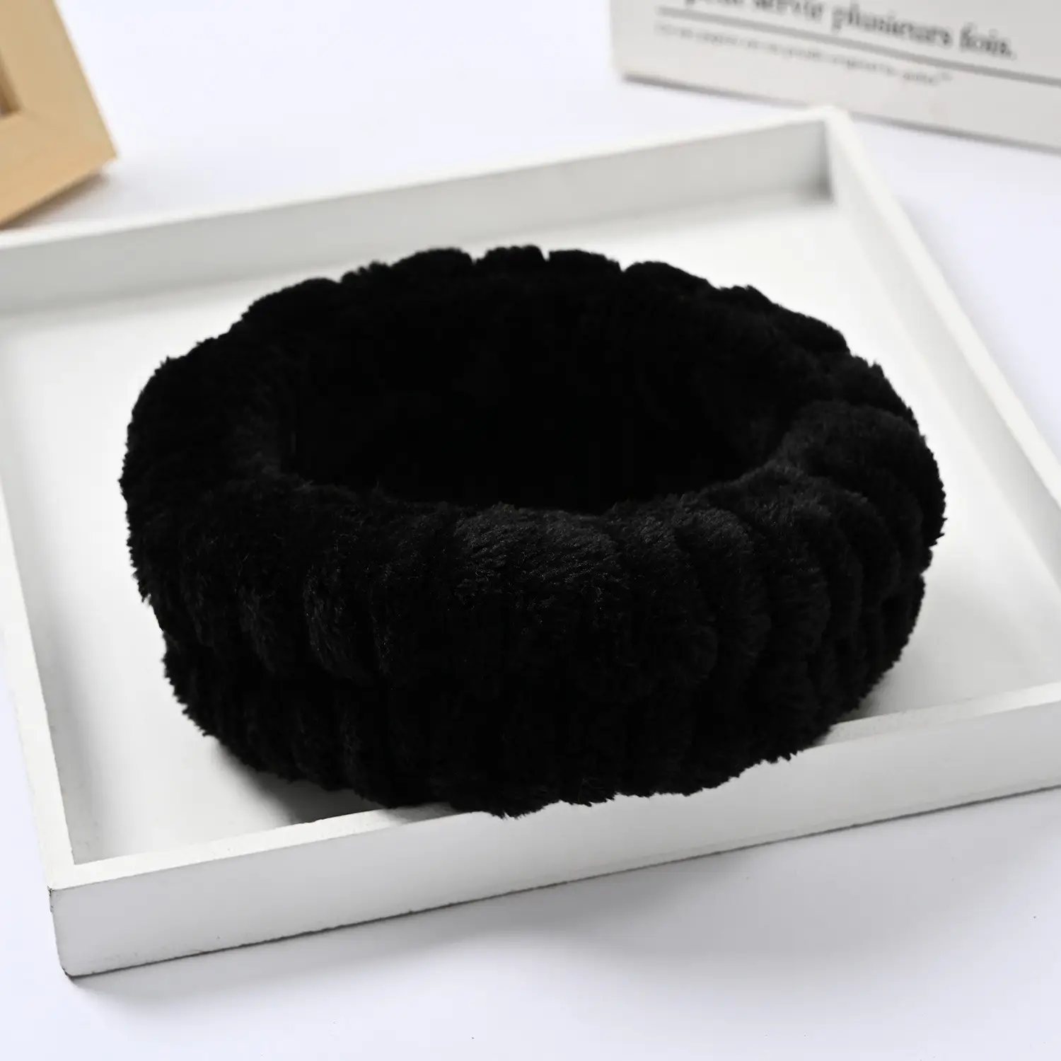 Soft Plush Hair Bands for Face & Wrist Use