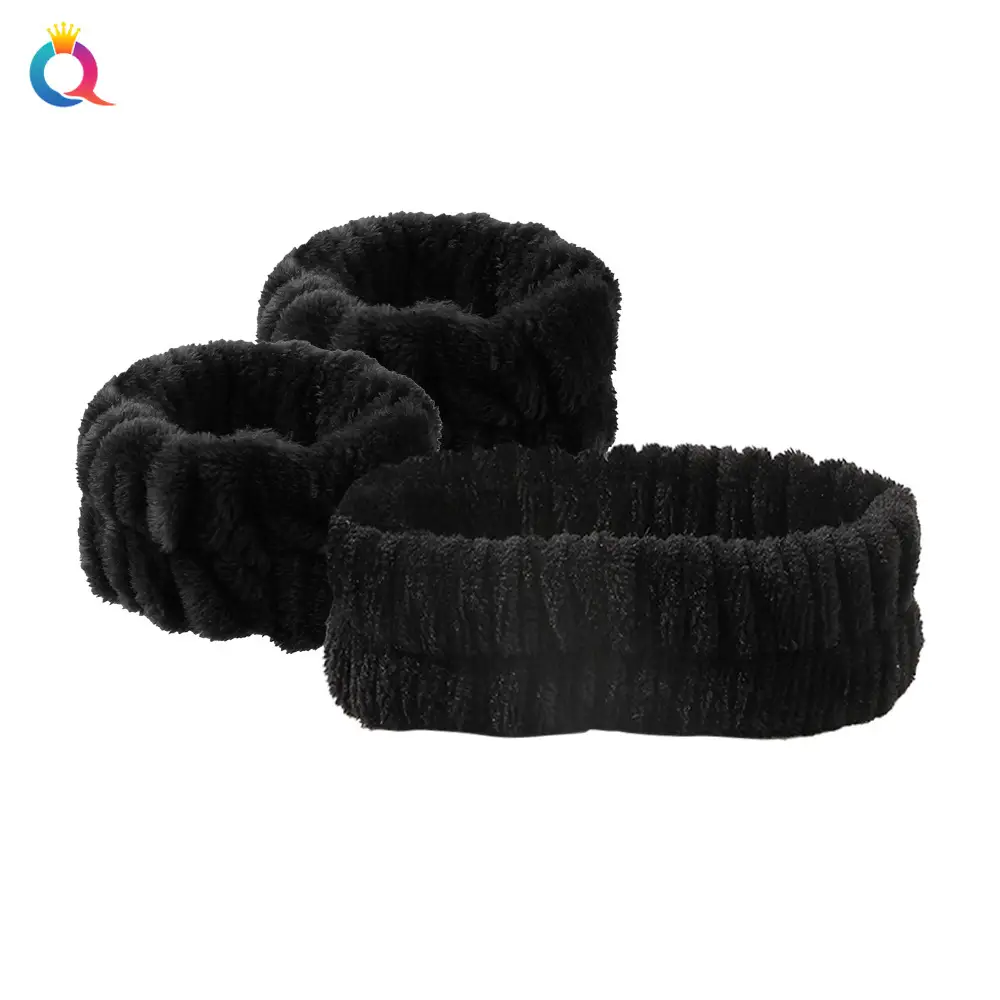 Soft Plush Hair Bands for Face & Wrist Use