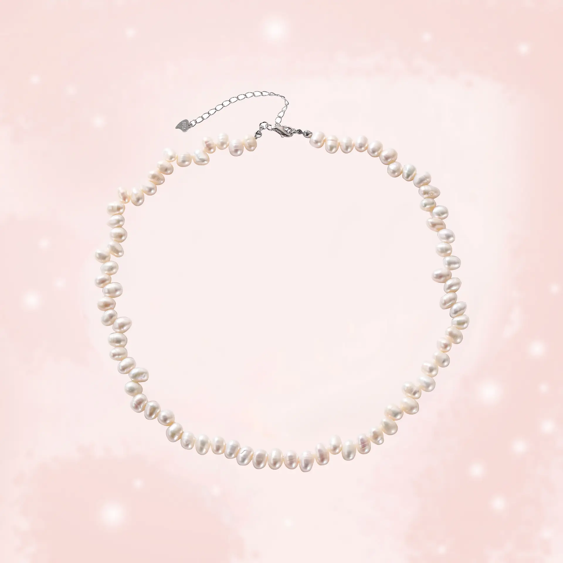 Pearl Clavicle Chain for Women S925 Silver