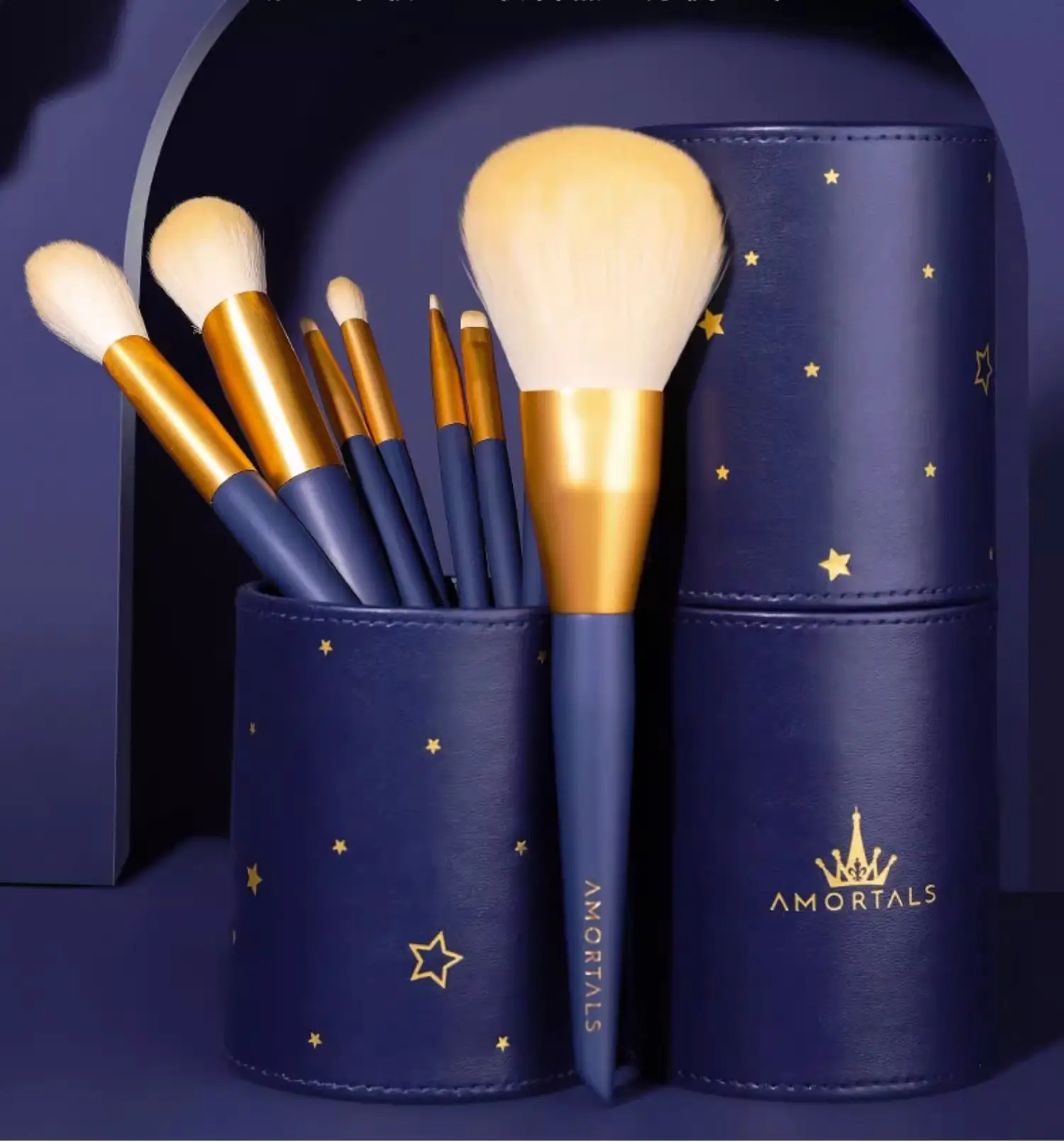 Ermu Makeup Brush Set for Women with Storage Tube — feature 4