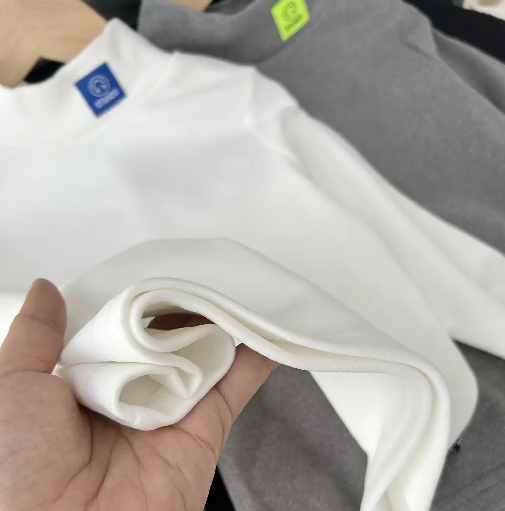 2023 New Boys White Turtleneck Shirt - Image 6