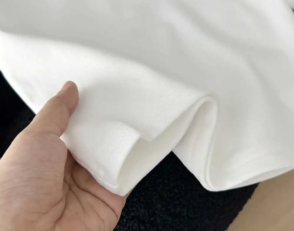 2023 New Boys White Turtleneck Shirt — feature 7