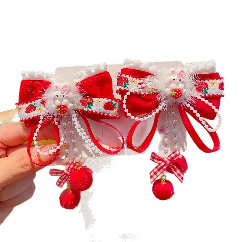 2026 Red Traditional Tassel Hairpin for Girls - Image 16