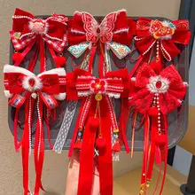 2026 Red Traditional Tassel Hairpin for Girls — feature 5