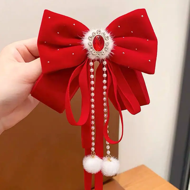 2026 Red Traditional Tassel Hairpin for Girls - Image 7