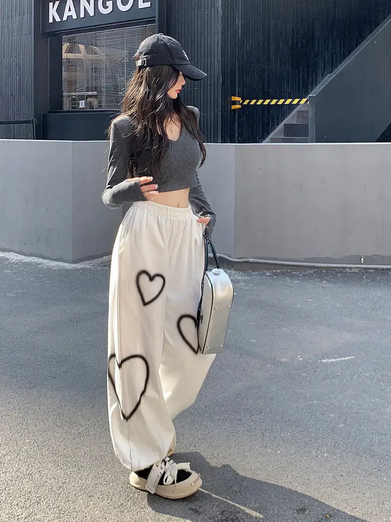 Love High Waist Ankle Tied Sports Pants Women Spring Summer — feature 1