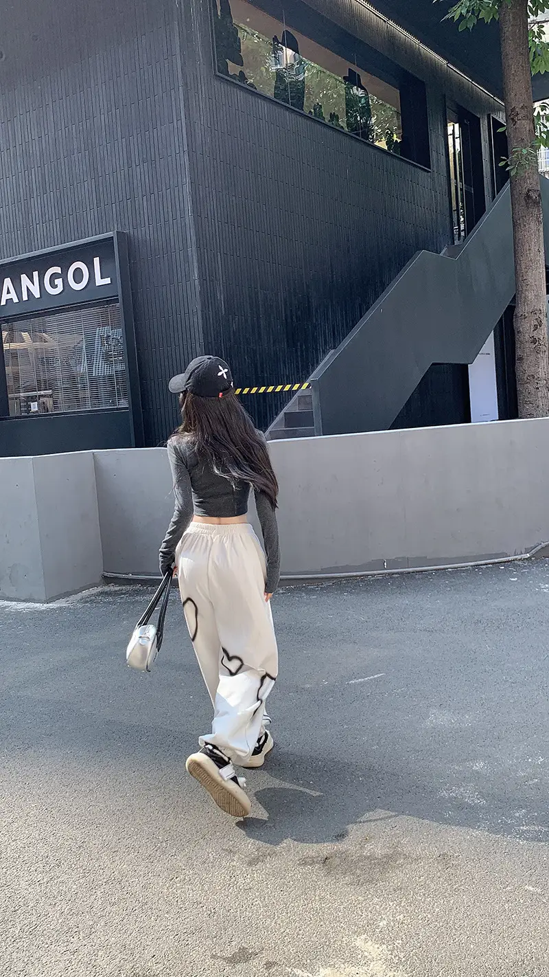 Love High Waist Ankle Tied Sports Pants Women Spring Summer — feature 10