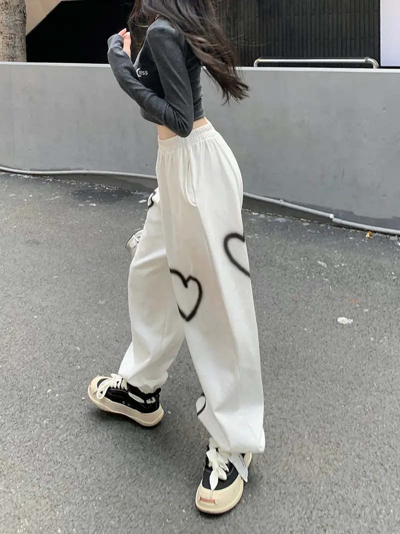 Love High Waist Ankle Tied Sports Pants Women Spring Summer — feature 11