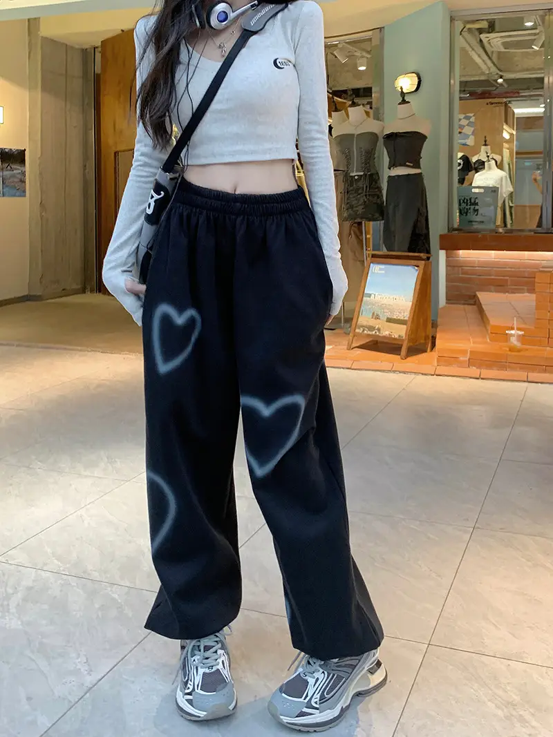 Love High Waist Ankle Tied Sports Pants Women Spring Summer — feature 17