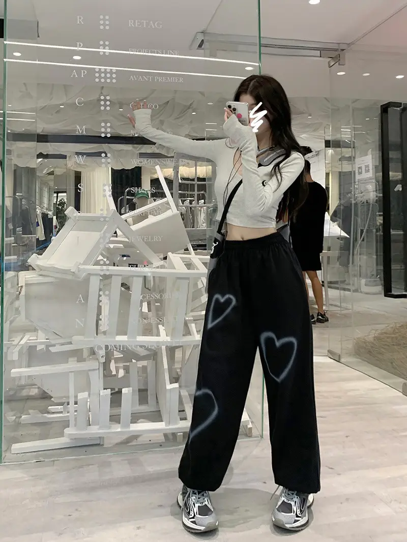 Love High Waist Ankle Tied Sports Pants Women Spring Summer — feature 18