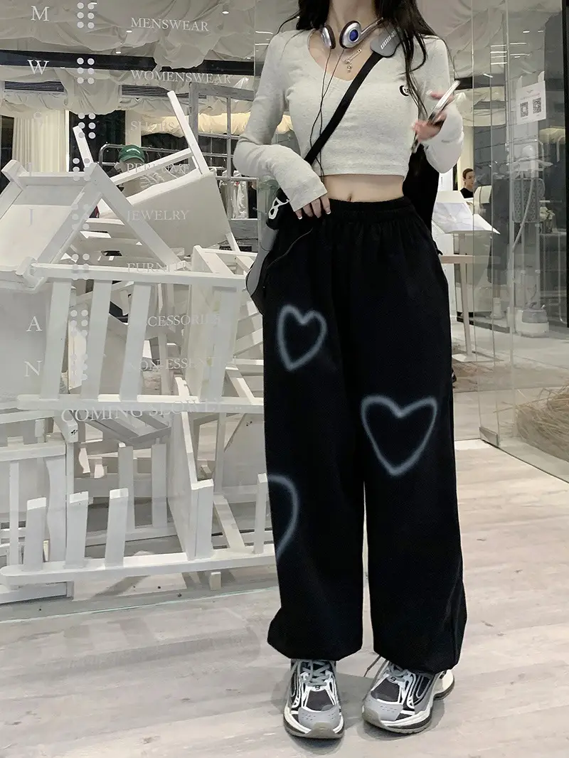 Love High Waist Ankle Tied Sports Pants Women Spring Summer — feature 19