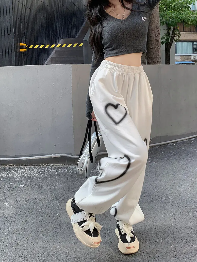 Love High Waist Ankle Tied Sports Pants Women Spring Summer — feature 3