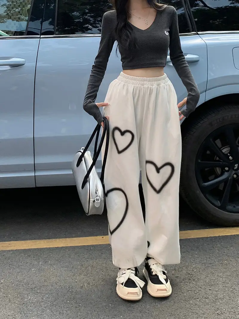 Love High Waist Ankle Tied Sports Pants Women Spring Summer — feature 5