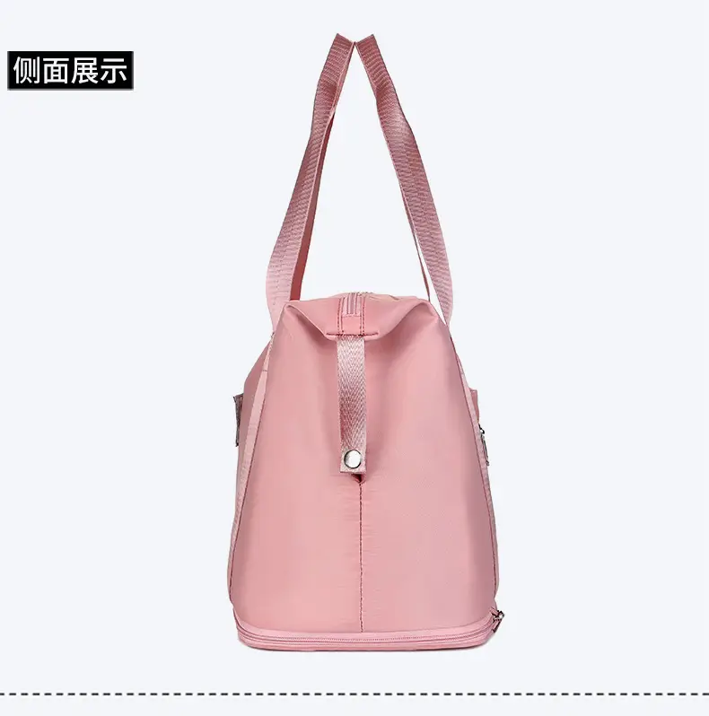 Purple Expandable Travel Bag with Trolley Design — feature 26