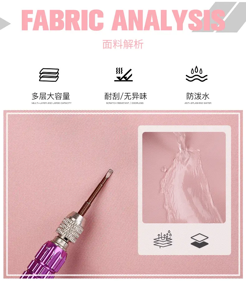 Purple Expandable Travel Bag with Trolley Design — feature 6