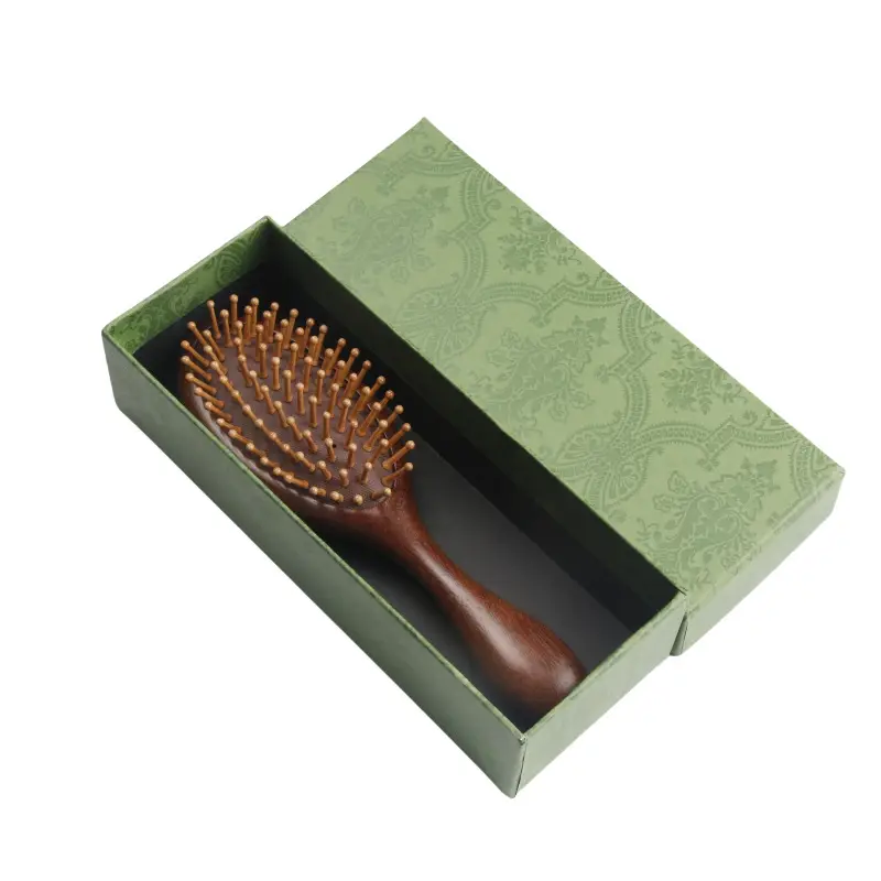 Wooden Hair Brush for Detangling Smooth Hair - Image 12