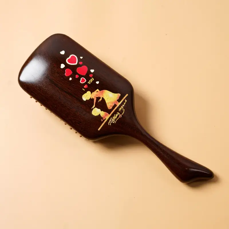 Wooden Hair Brush for Detangling Smooth Hair - Image 17