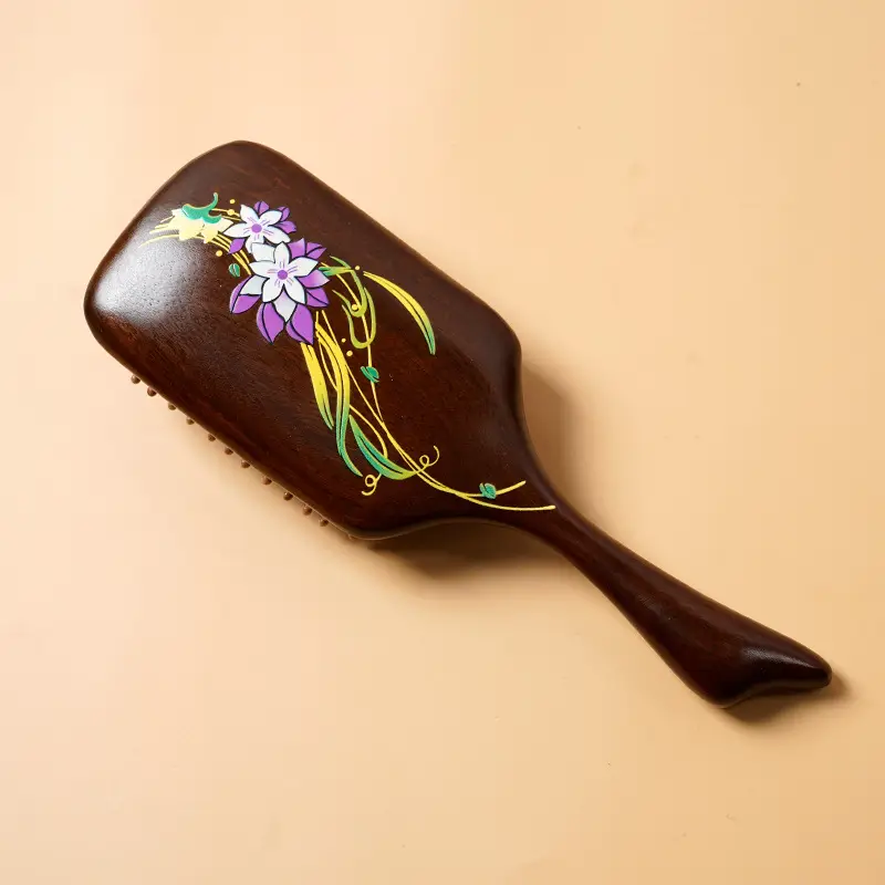 Wooden Hair Brush for Detangling Smooth Hair - Image 18
