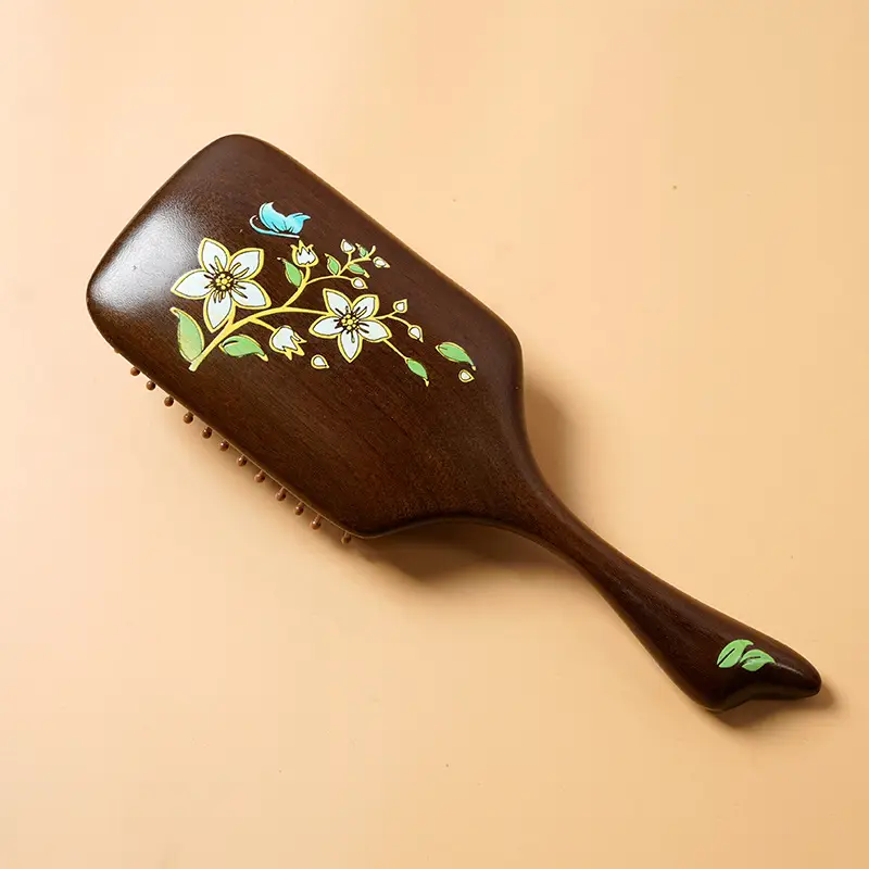 Wooden Hair Brush for Detangling Smooth Hair - Image 19