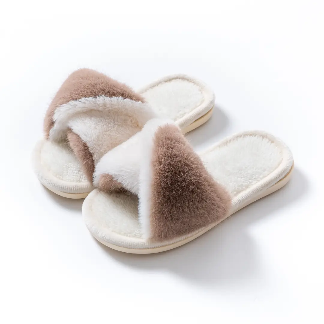 2023 cotton slippers children's women's winter foot excrement feeling floor Mao Mao slippers home home anti-slip manufacturers wholesale