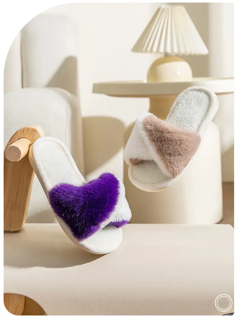 2023 cotton slippers children's women's winter foot excrement feeling floor Mao Mao slippers home home anti-slip manufacturers wholesale — feature 2