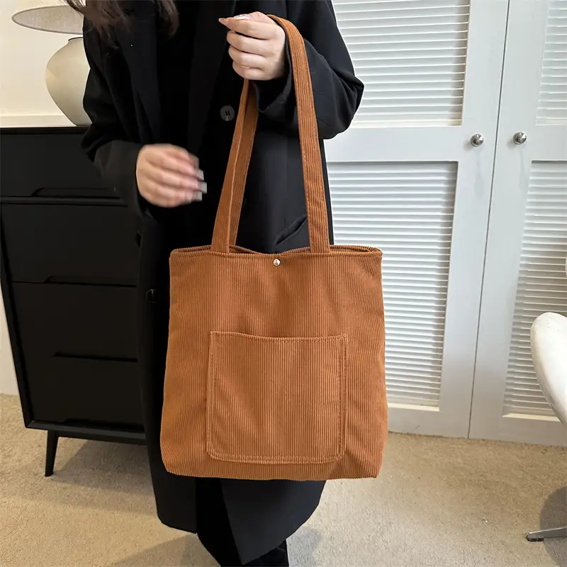 Large Capacity Korean Style Shoulder Bag Tote - Image 7