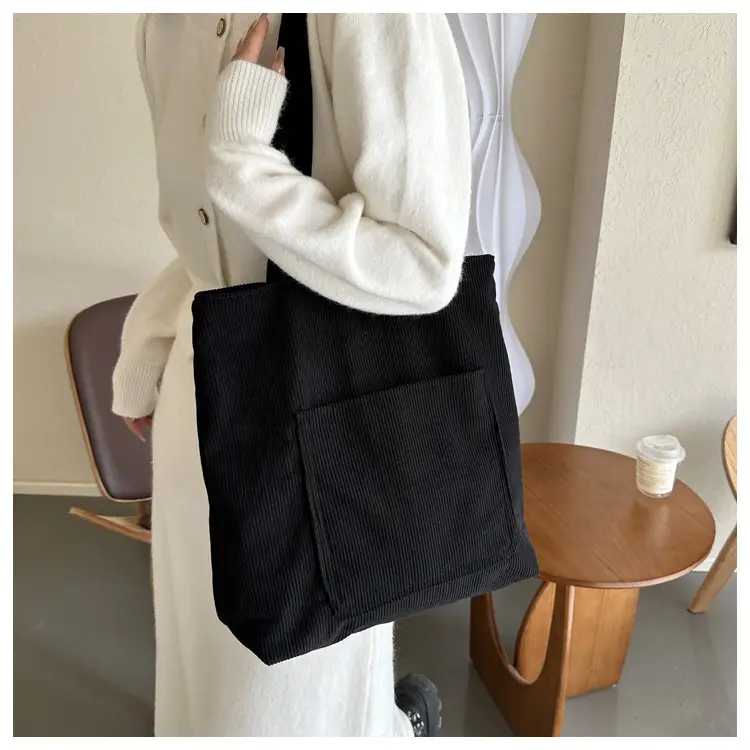 Large Capacity Korean Style Shoulder Bag Tote — feature 10