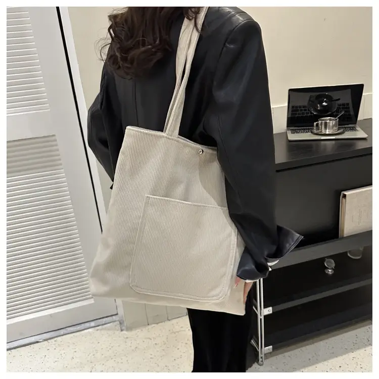 Large Capacity Korean Style Shoulder Bag Tote — feature 16