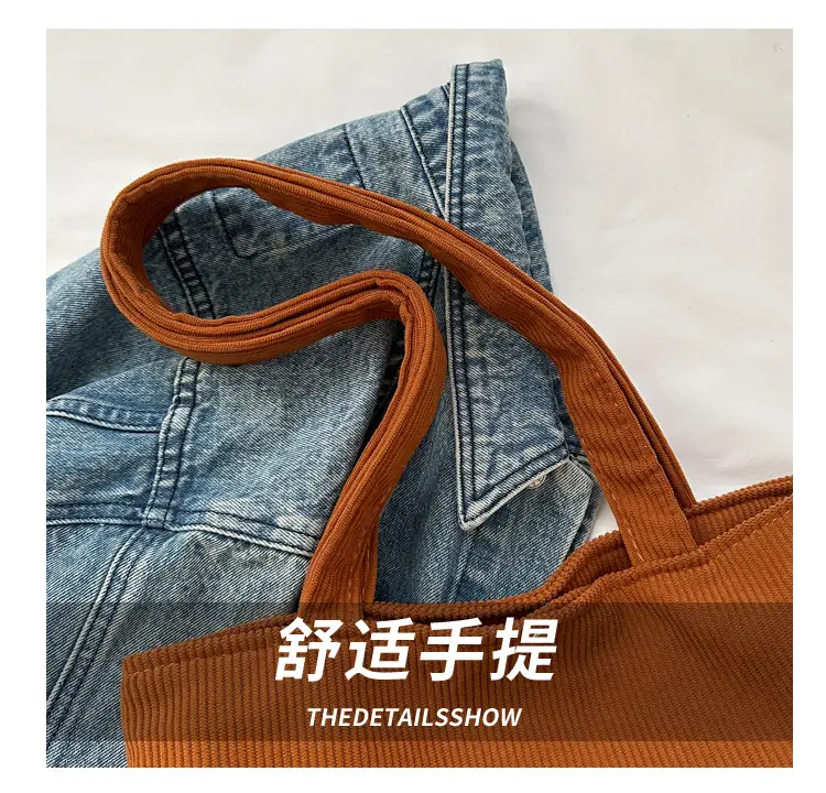 Large Capacity Korean Style Shoulder Bag Tote — feature 5